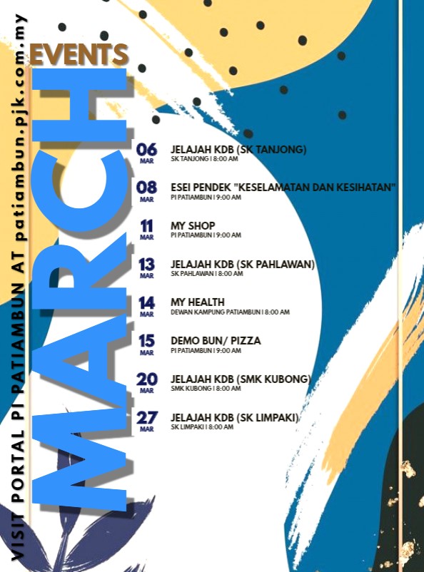 March-PI-Event-Schedule